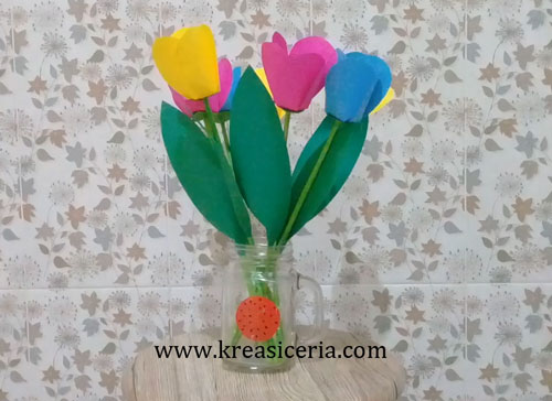 Detail Cara Membuat Bunga Tulip Dari Kertas Mudah Nomer 14