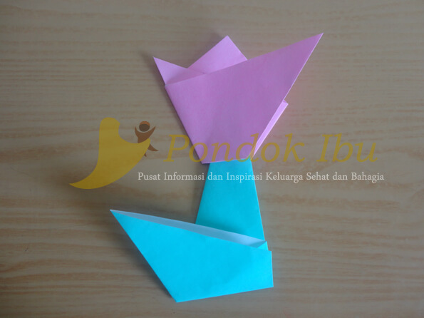 Detail Cara Membuat Bunga Tulip Dari Kertas Origami Dengan Mudah Nomer 19