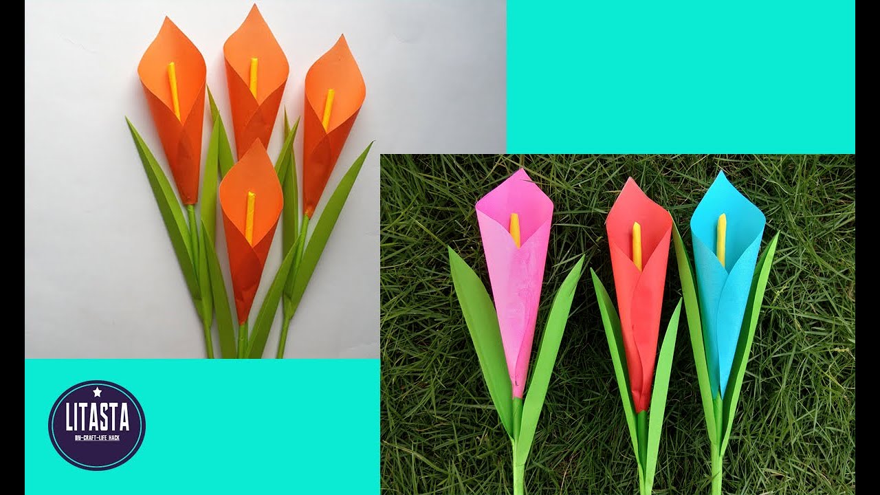 Detail Cara Membuat Bunga Tulip Dengan Kertas Origami Nomer 10