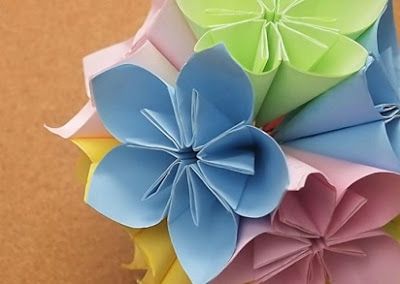 Detail Cara Membuat Bunga Yg Mudah Dari Kertas Origami Nomer 31