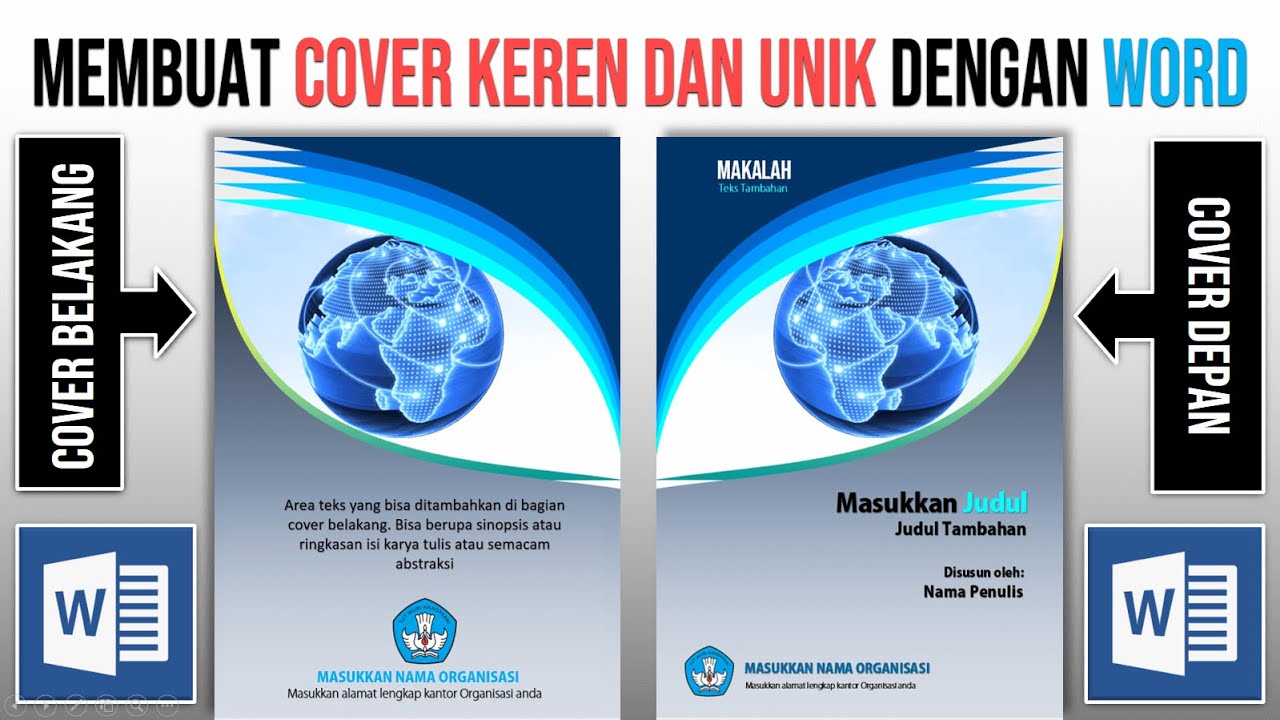 Detail Cara Membuat Cover Buku Dengan Word Nomer 29