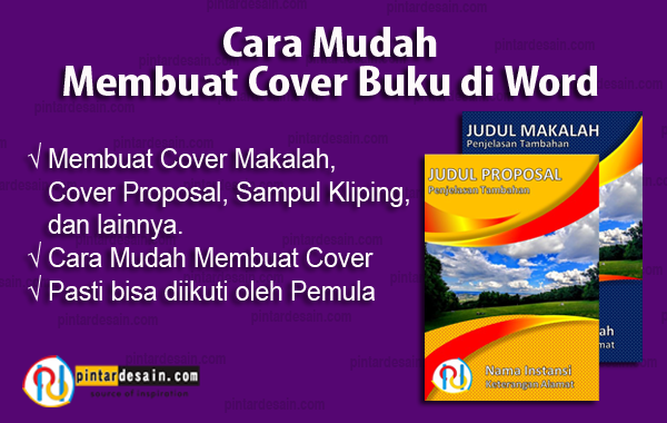 Detail Cara Membuat Cover Buku Dengan Word Nomer 6