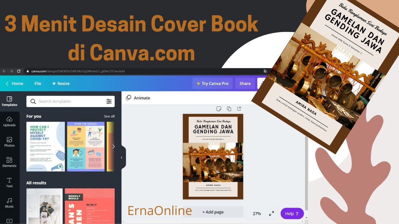 Detail Cara Membuat Cover Buku Di Canva Nomer 42