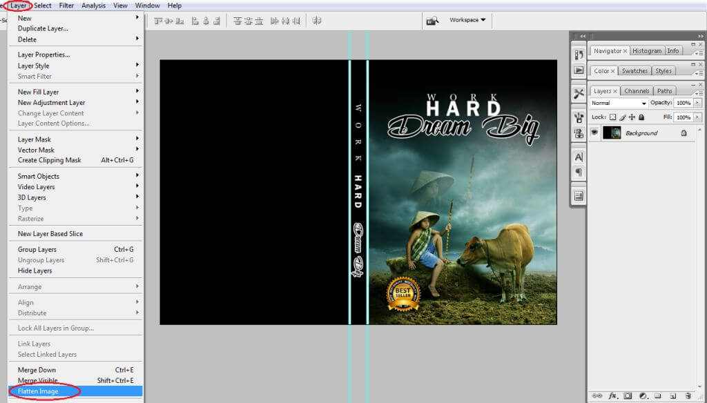 Detail Cara Membuat Cover Buku Di Photoshop Nomer 25