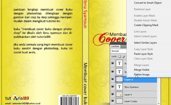 Detail Cara Membuat Cover Buku Di Photoshop Nomer 42