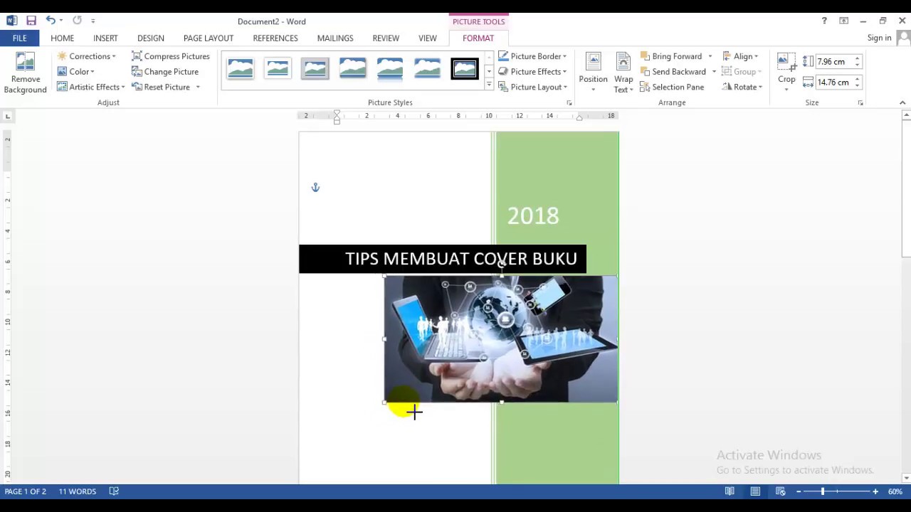 Detail Cara Membuat Cover Buku Di Word Nomer 6