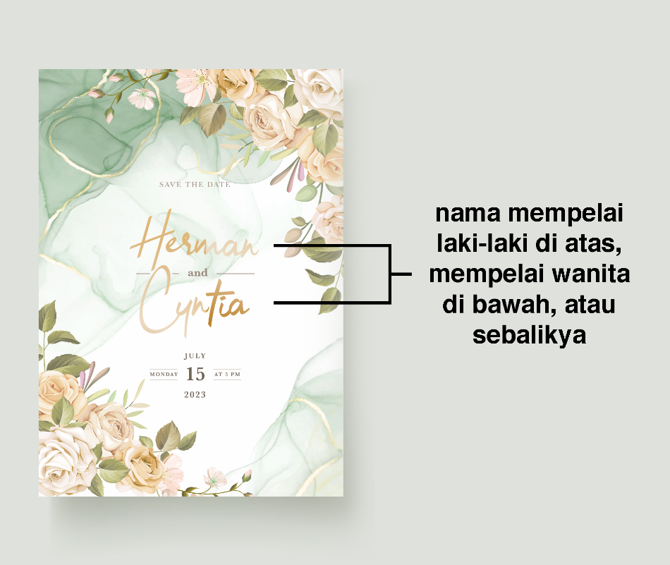 Detail Cara Membuat Cover Undangan Pernikahan Nomer 28