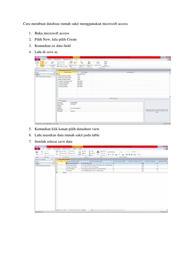 Detail Cara Membuat Database Rumah Sakit Nomer 24