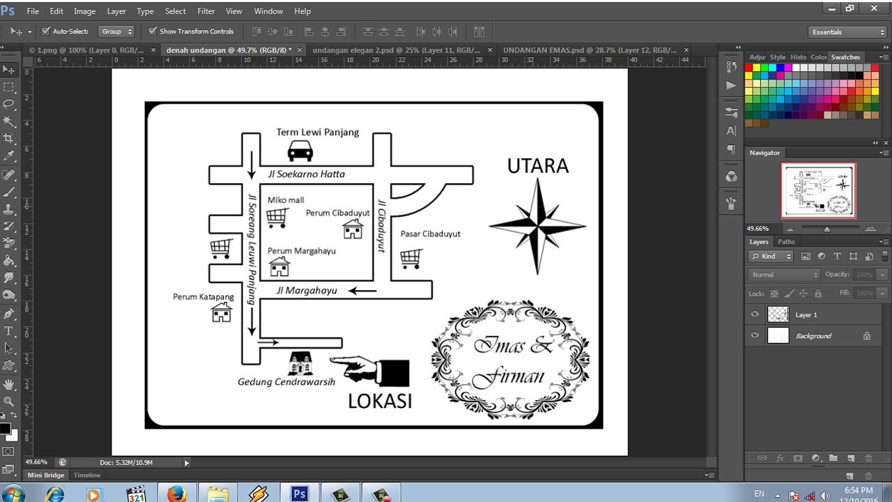 Detail Cara Membuat Denah Lokasi Undangan Nomer 4