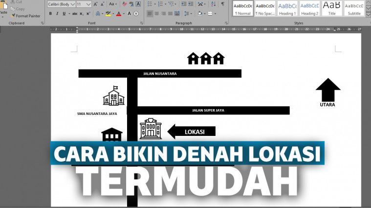 Detail Cara Membuat Denah Lokasi Undangan Nomer 5