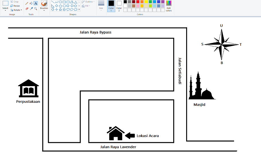 Detail Cara Membuat Denah Lokasi Undangan Nomer 9