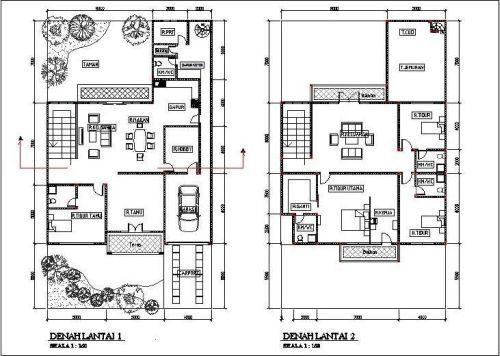 Detail Cara Membuat Denah Rumah 2 Lantai Nomer 4