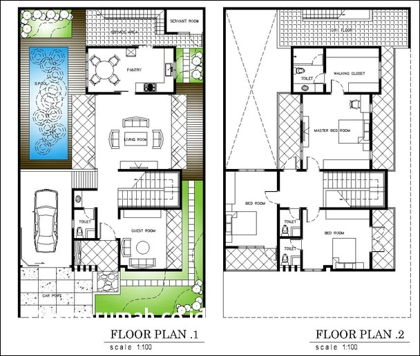 Detail Cara Membuat Denah Rumah 2 Lantai Nomer 5