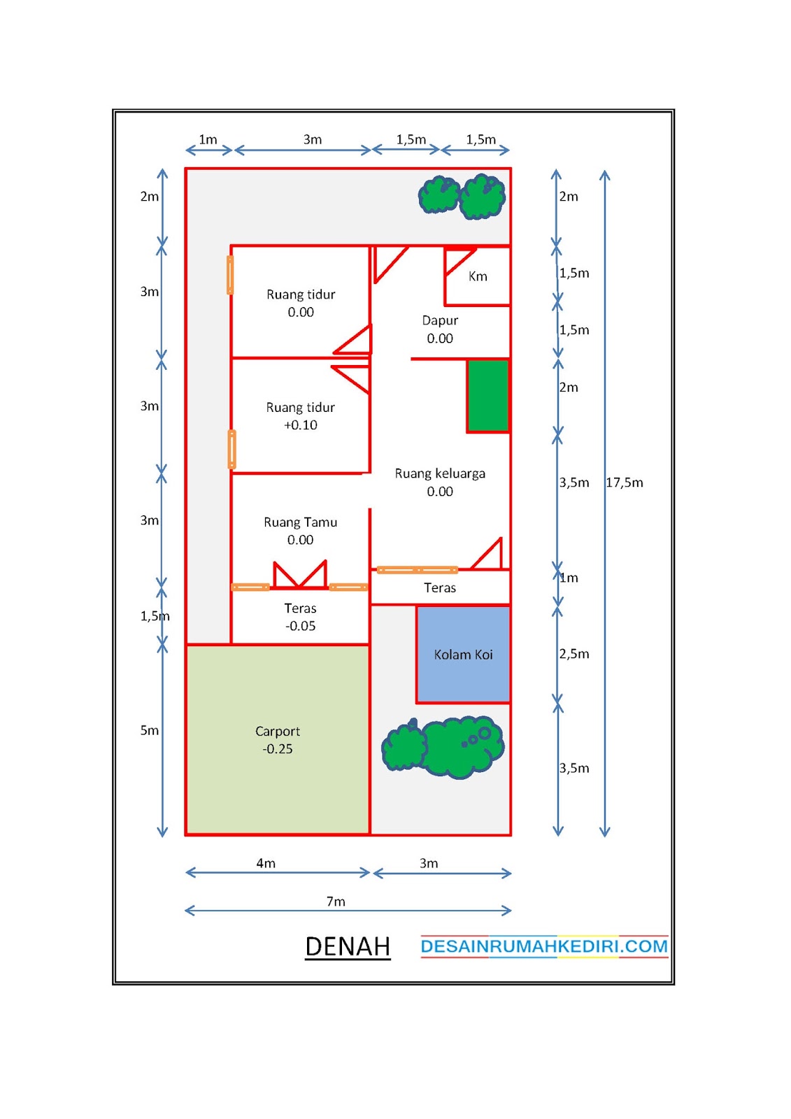 Detail Cara Membuat Denah Rumah Dengan Skala Nomer 29