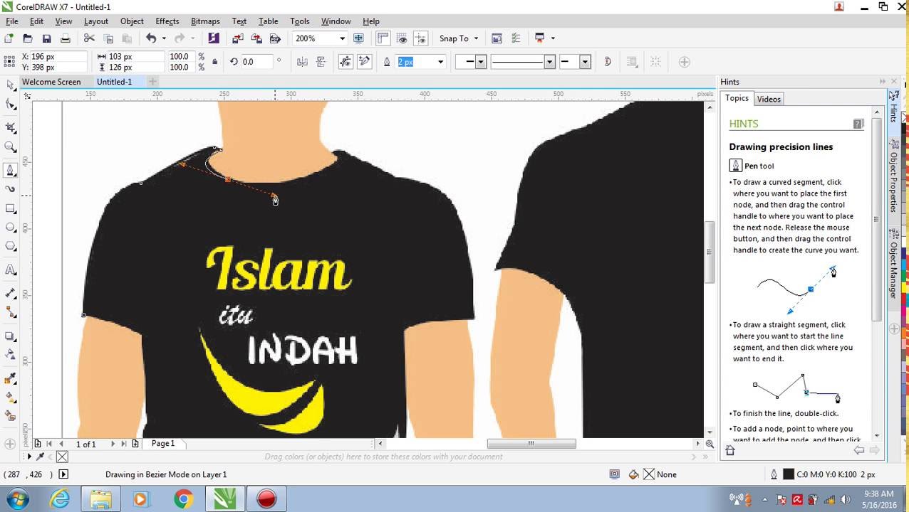 Detail Cara Membuat Desain Baju Dengan Corel Draw Nomer 3