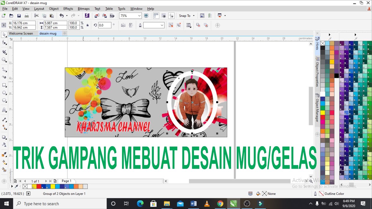 Detail Cara Membuat Desain Corel Draw X7 Nomer 13