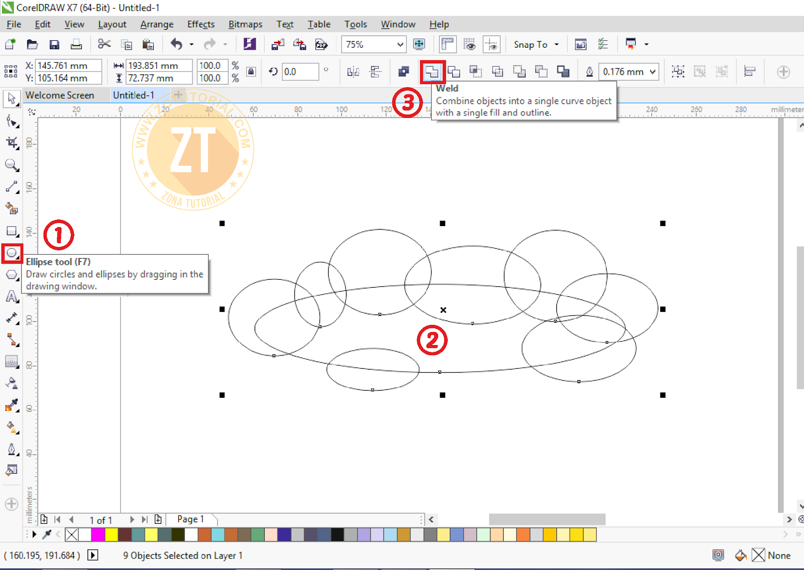 Detail Cara Membuat Desain Corel Draw X7 Nomer 29