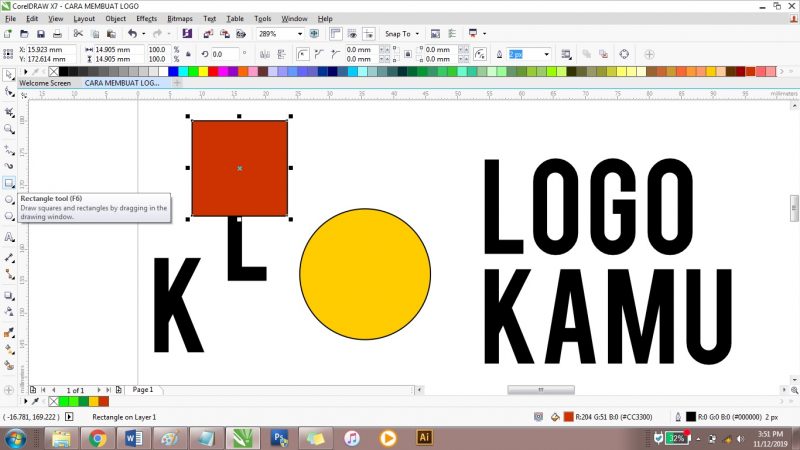 Detail Cara Membuat Desain Corel Draw X7 Nomer 41