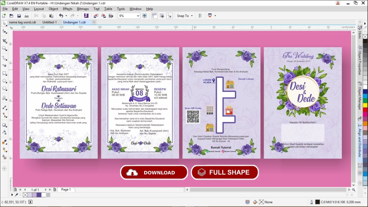 Detail Cara Membuat Desain Corel Draw X7 Nomer 42