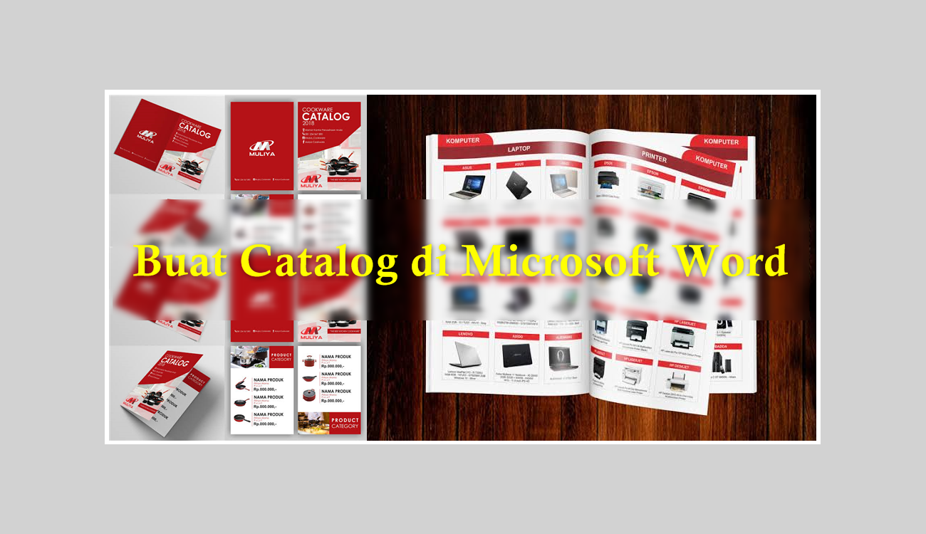 Cara Membuat Desain Katalog Produk - KibrisPDR