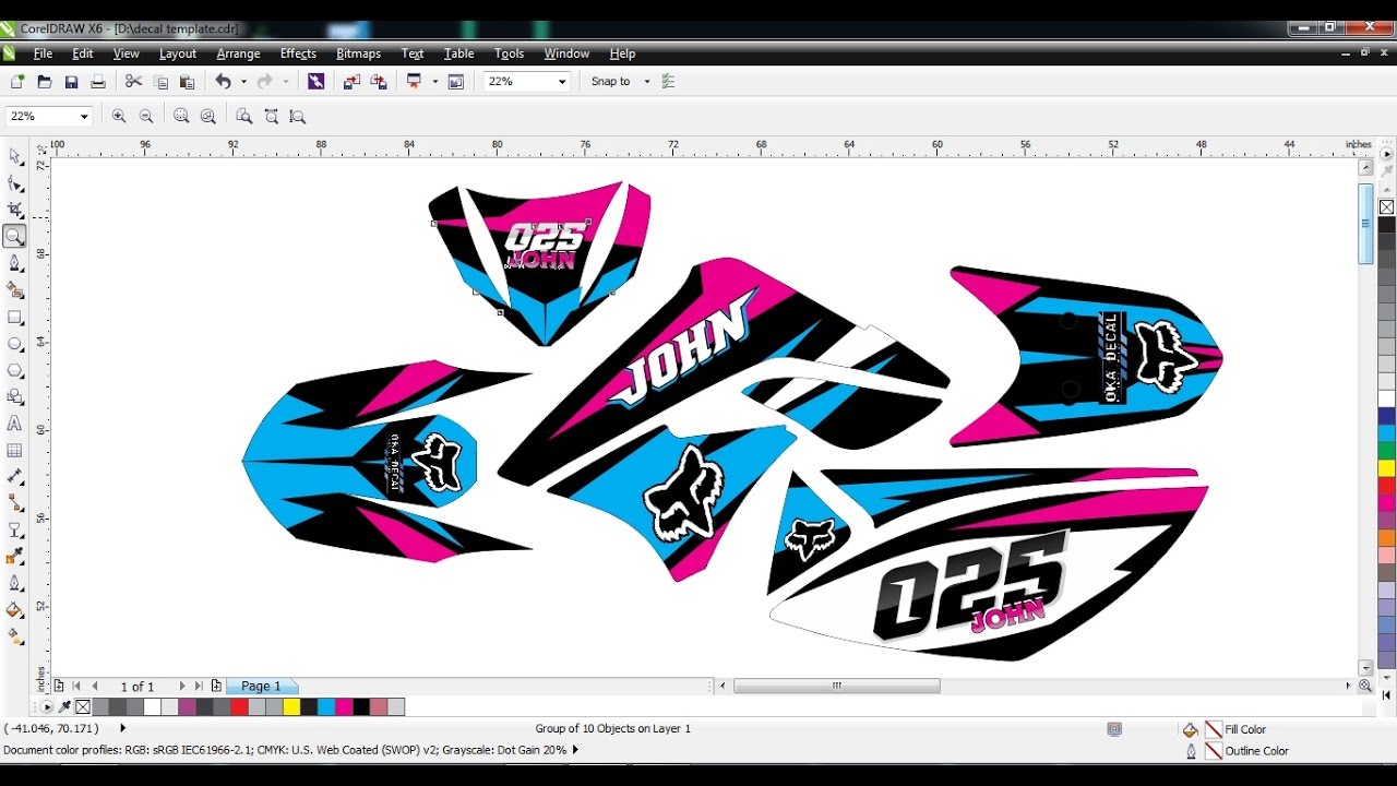Cara Membuat Desain Striping Motor - KibrisPDR