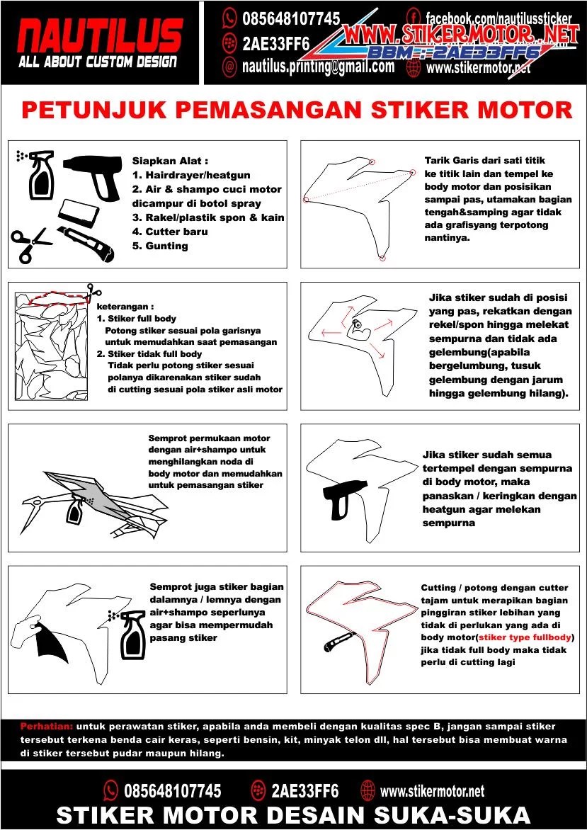 Detail Cara Membuat Desain Striping Motor Nomer 42