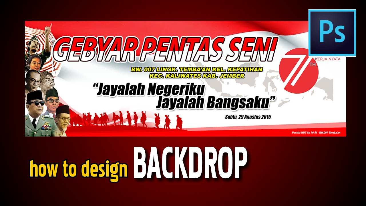 Cara Membuat Design Backdrop - KibrisPDR