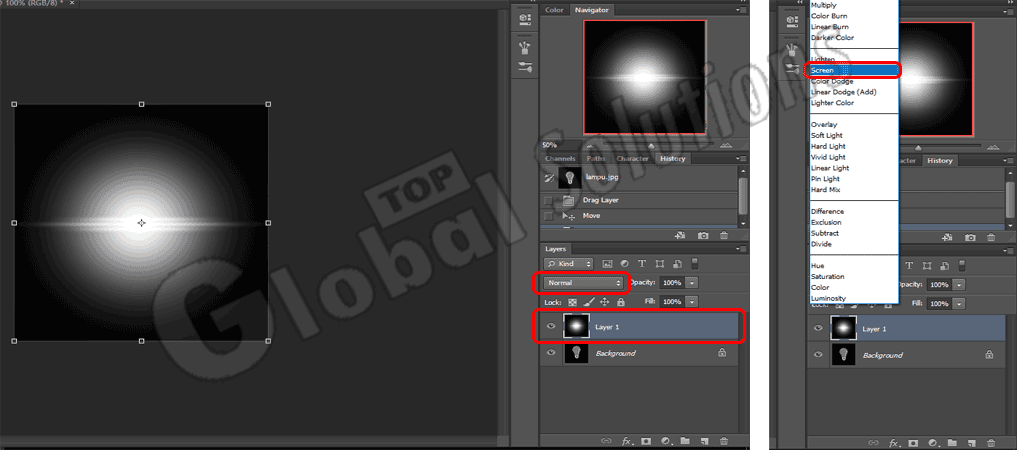 Detail Cara Membuat Efek Cahaya Lampu Di Photoshop Nomer 32