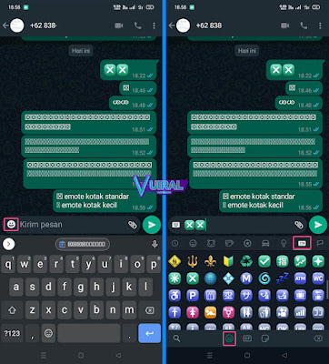 Detail Cara Membuat Emoji Kotak Silang Di Wa Nomer 2
