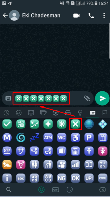 Detail Cara Membuat Emoji Kotak Silang Di Wa Nomer 16
