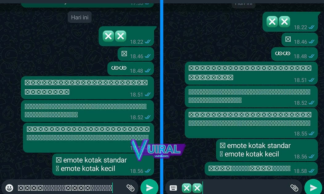 Detail Cara Membuat Emoji Kotak Silang Di Wa Nomer 24