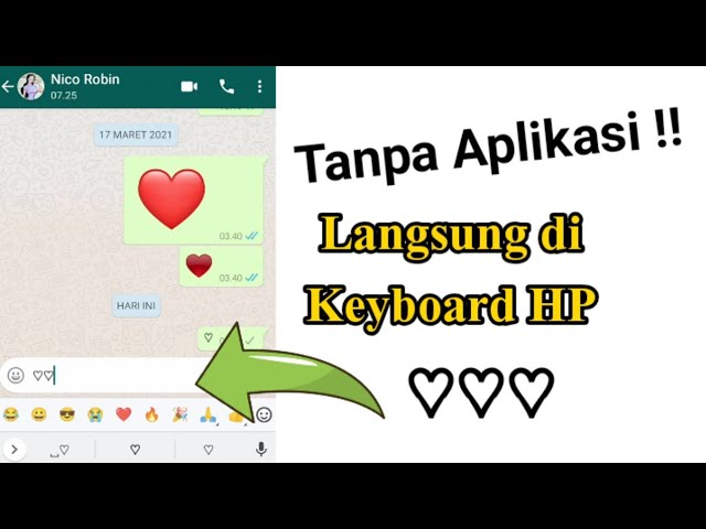 Detail Cara Membuat Emoticon Love Transparan Di Whatsapp Nomer 2