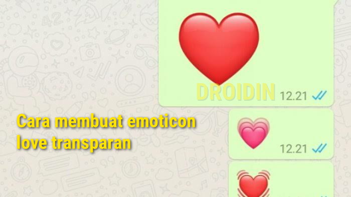 Detail Cara Membuat Emoticon Love Transparan Di Whatsapp Nomer 15