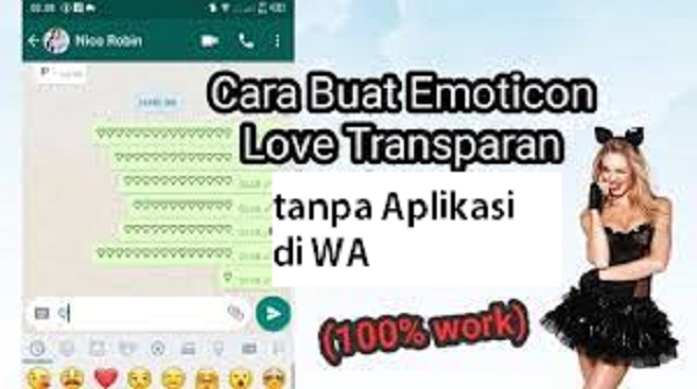 Detail Cara Membuat Emoticon Love Transparan Di Whatsapp Nomer 17