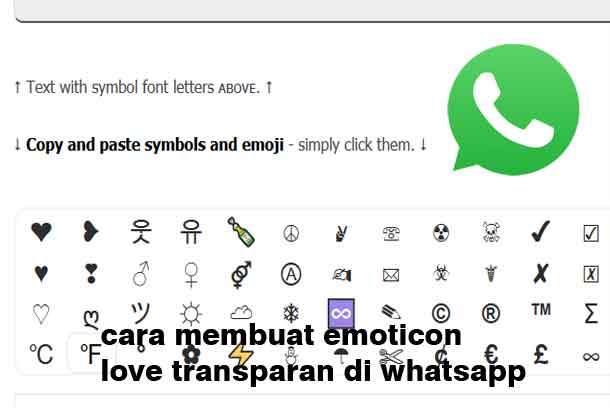 Detail Cara Membuat Emoticon Love Transparan Di Whatsapp Nomer 10