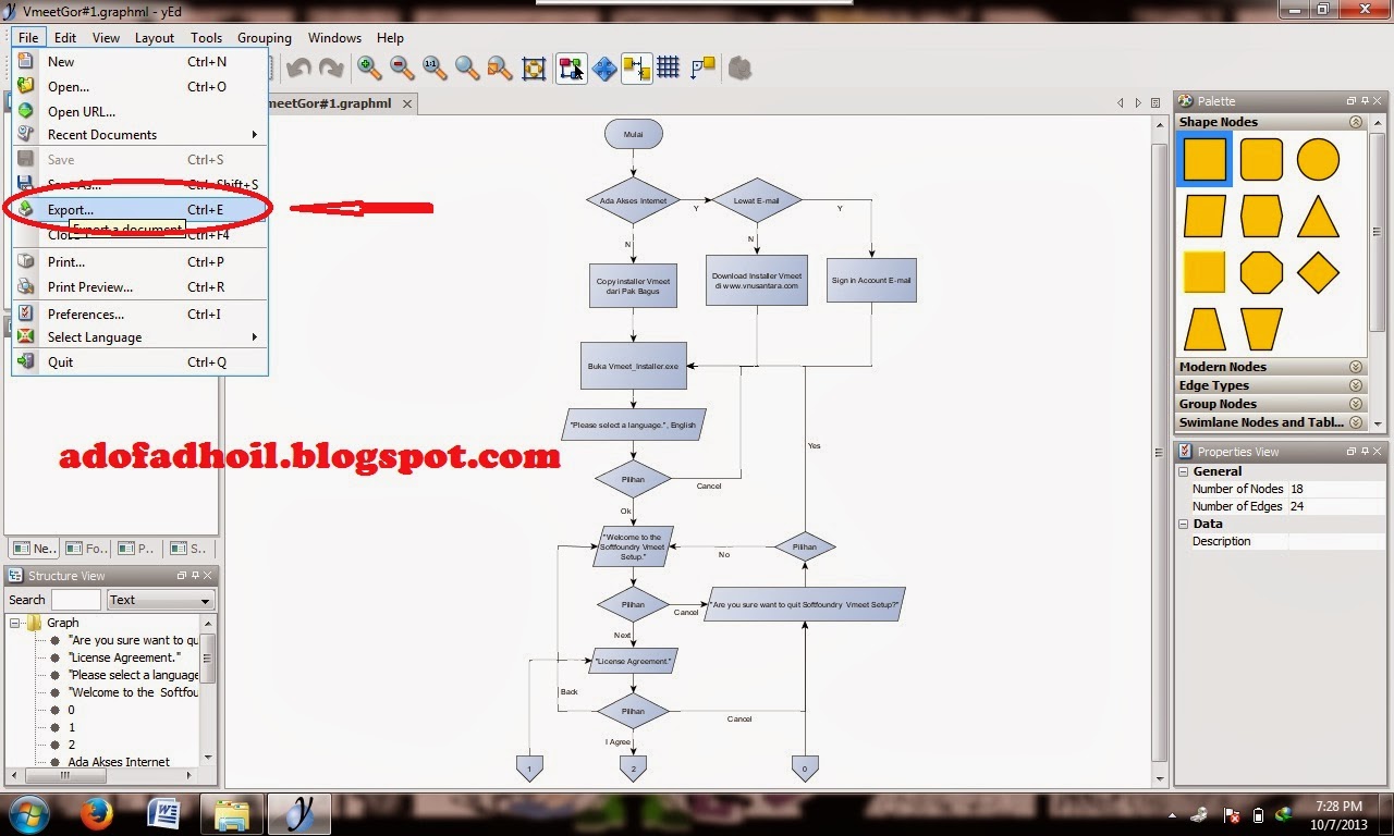 Detail Cara Membuat Flowchart Di Flowgorithm Nomer 31