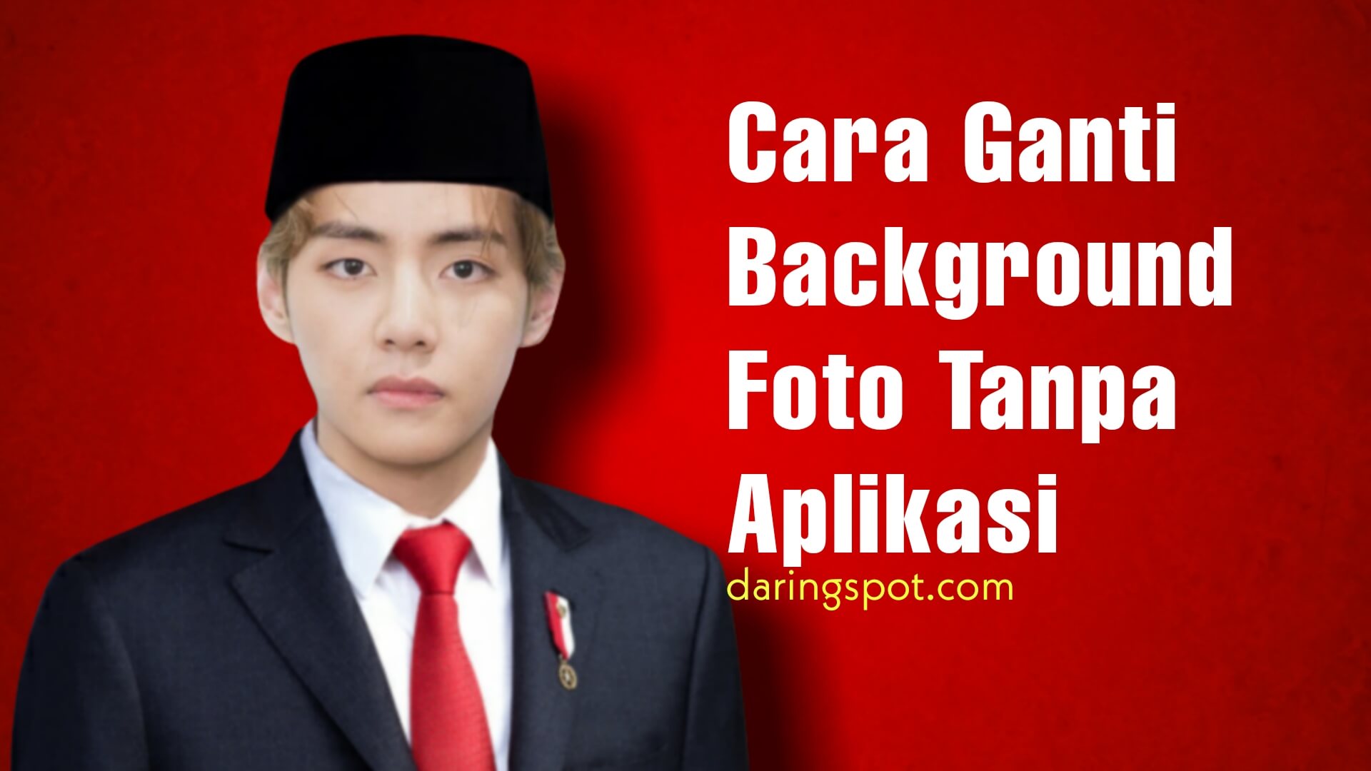 Detail Cara Membuat Foto Background Merah Nomer 11