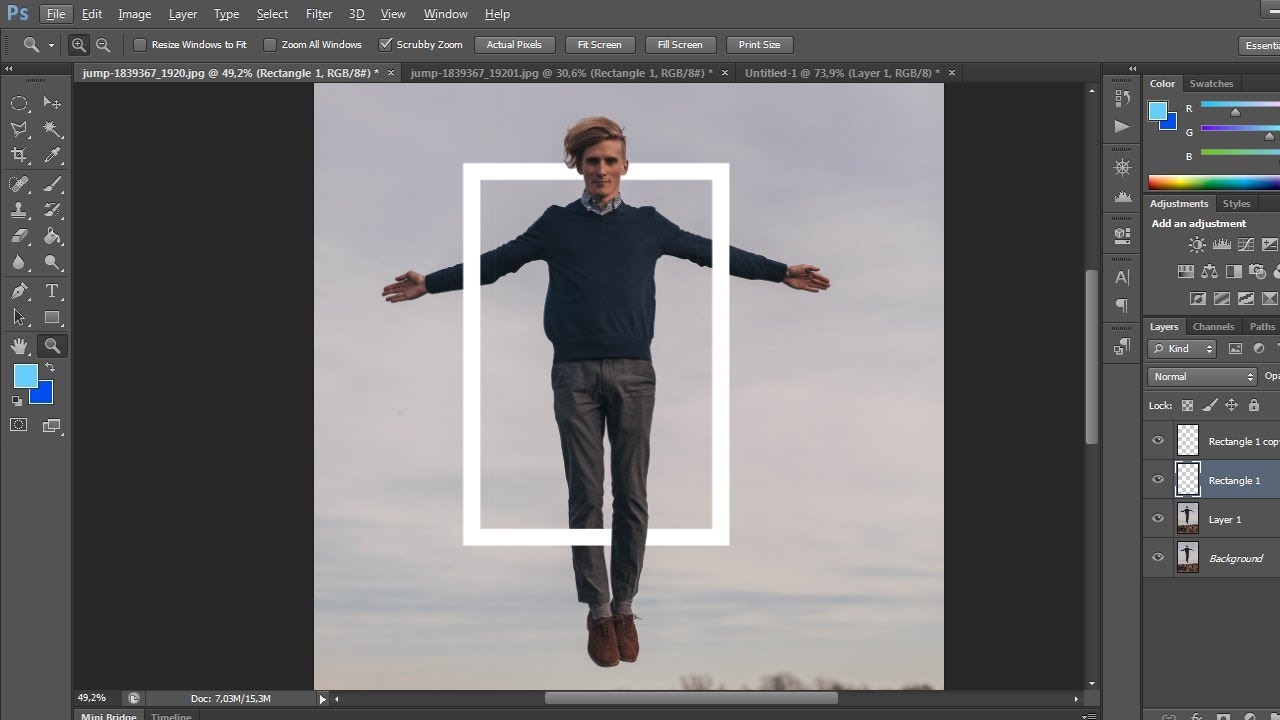 Detail Cara Membuat Foto Keluar Dari Bingkai Dengan Photoshop Nomer 16