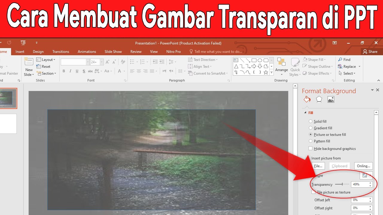 Detail Cara Membuat Gambar Di Ppt Transparan Nomer 8