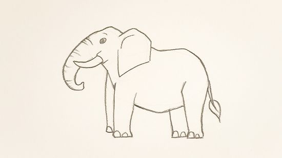 Detail Cara Membuat Gambar Gajah Nomer 7
