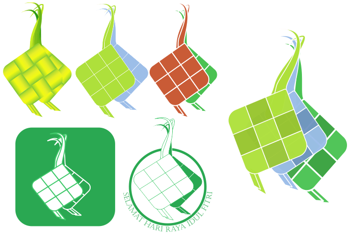 Detail Cara Membuat Gambar Ketupat Nomer 6