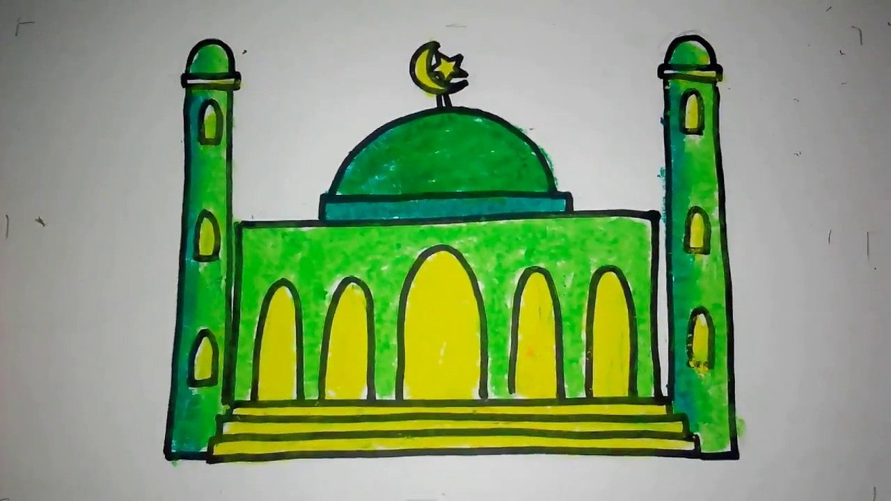Detail Cara Membuat Gambar Masjid Nomer 11