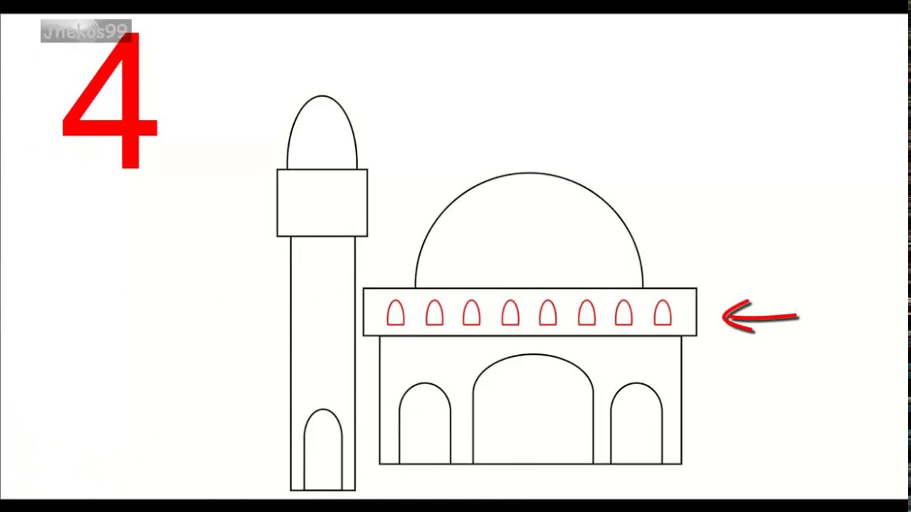 Detail Cara Membuat Gambar Masjid Nomer 28