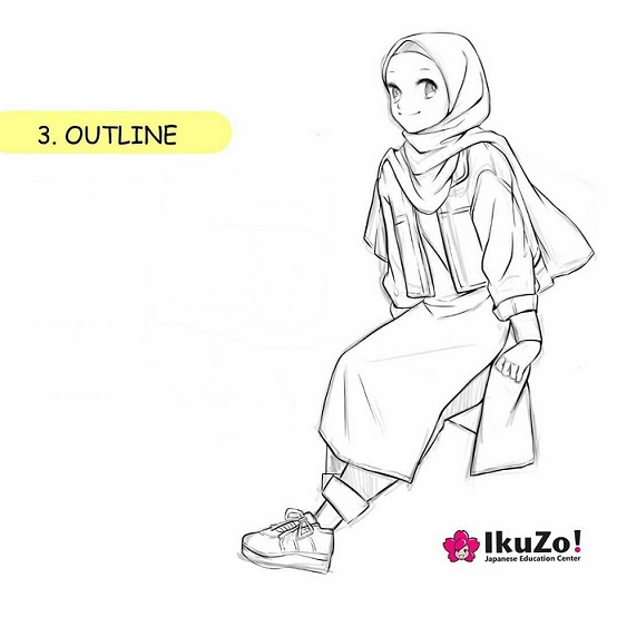 Detail Cara Membuat Gambar Orang Berhijab Nomer 23