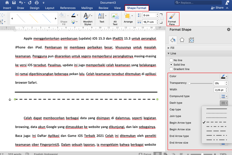 Detail Cara Membuat Garis Di Kop Surat Nomer 40