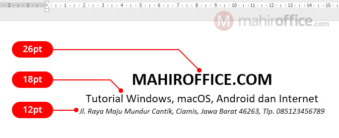 Detail Cara Membuat Garis Di Kop Surat Nomer 52