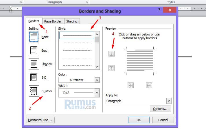 Detail Cara Membuat Garis Kop Surat Di Word Nomer 16