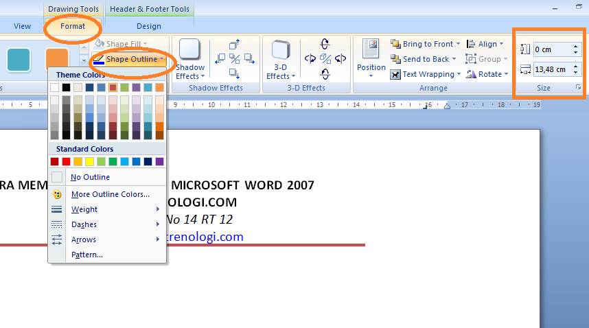 Detail Cara Membuat Garis Kop Surat Di Word Nomer 20