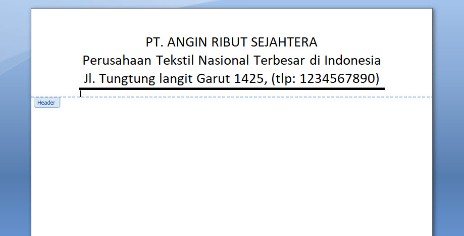 Detail Cara Membuat Garis Kop Surat Di Word Nomer 47