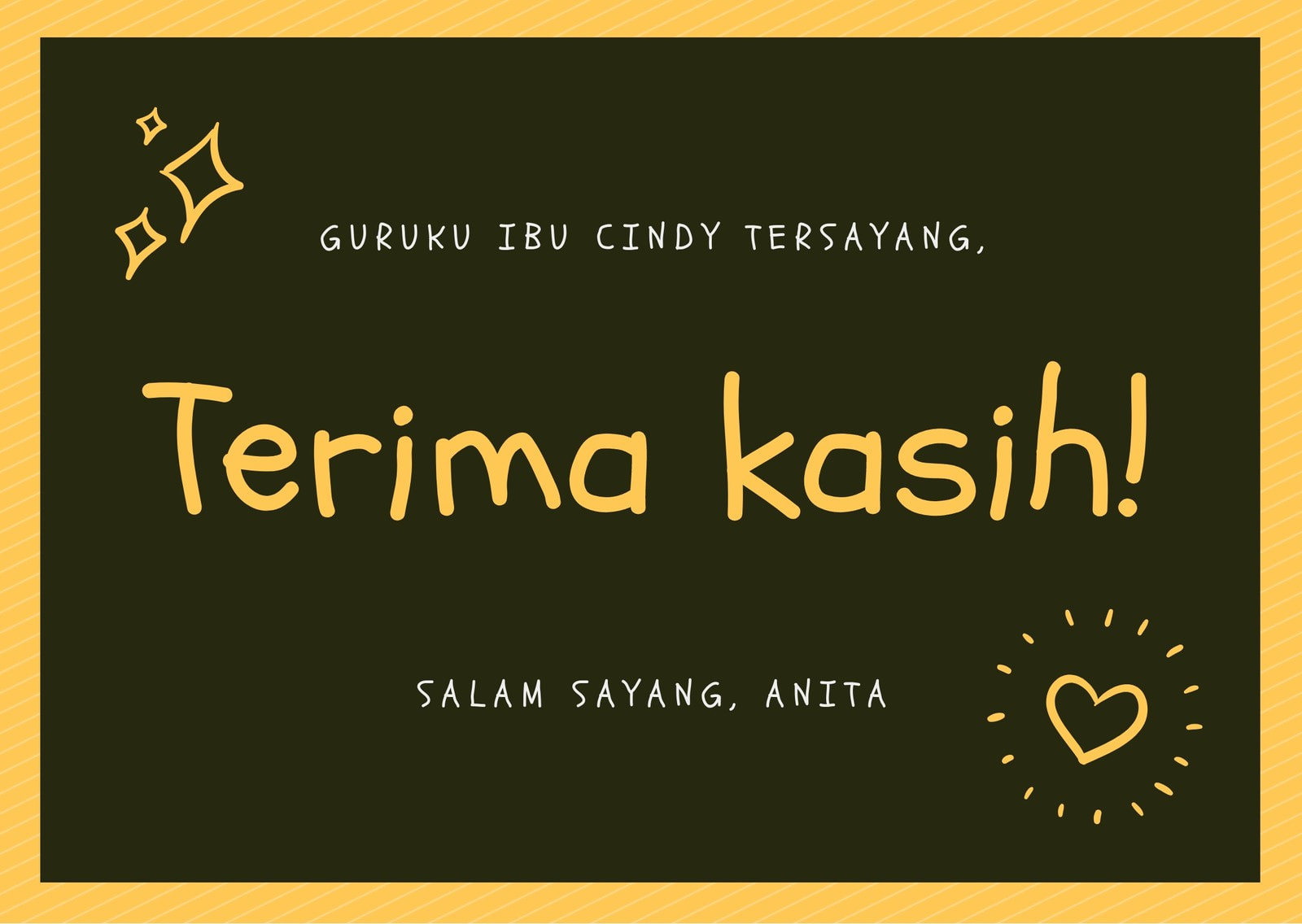 Detail Cara Membuat Greeting Card Untuk Hari Guru Nomer 33